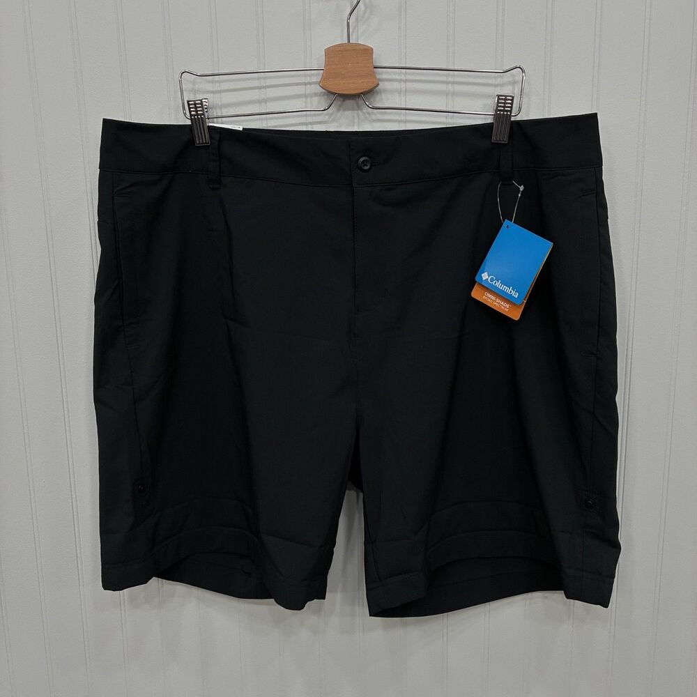 Columbia Silver Ridge Utility Shorts Womens 20W Black NWT Hiking Outdoor